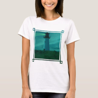 Camiseta Baliza do t-shirt leve das senhoras