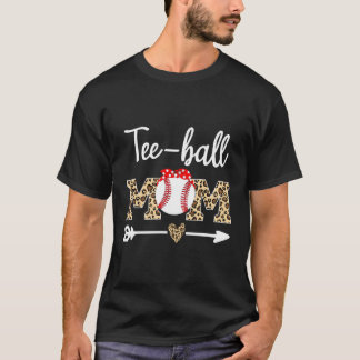 Camiseta Ball Mãe Bola Dia de as mães Mãe Bola Leopardo
