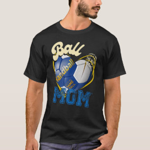 Camiseta Ball Mãe Mulheres Animam Andebol Mãe Dia de as mãe