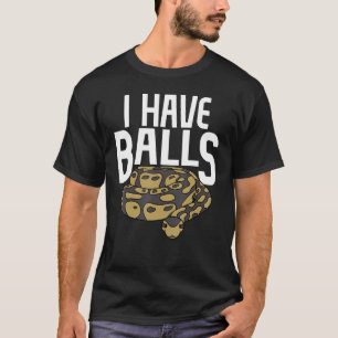 Camiseta Ball Python Cobra I tem bolas