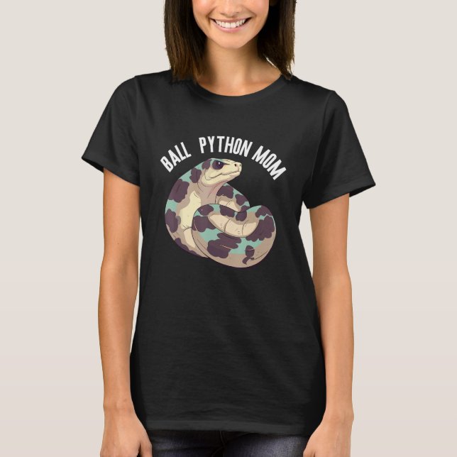 Camiseta Ball Python Snake  Reptile  Noodle Reptile Snek 5 (Frente)