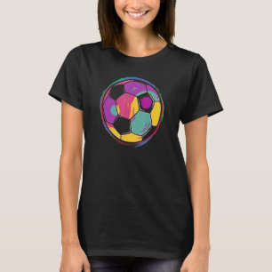 Camiseta Ball Soccer Graphic Yin Yang Futebol Boys Meninas