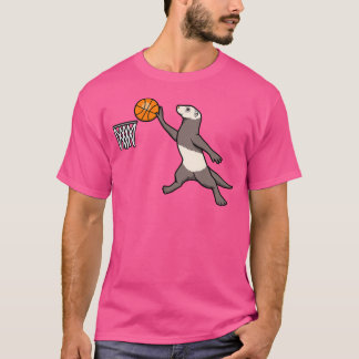 Camiseta Ball Sports Animal Cute Ferret Basquete
