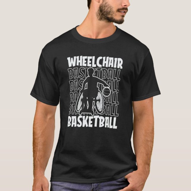 Camiseta Baller Cool Bball  Streetball Hooping Wheelchair B (Frente)