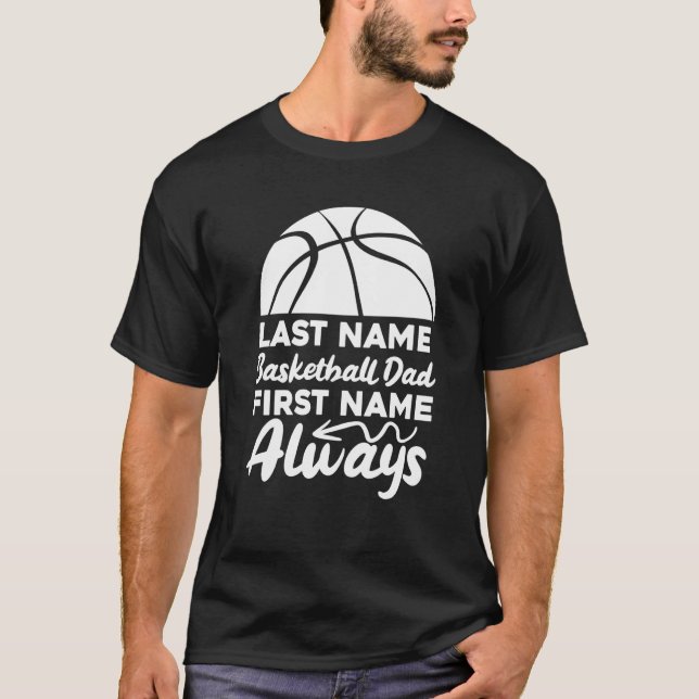 Camiseta Baller Father Player Hooping Bball Hoops  Basketba (Frente)
