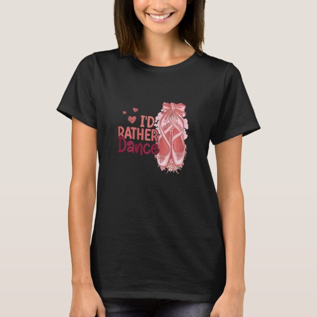 Camiseta Ballerina Balé Barre Balé Dancer Ponteiro S (Frente)