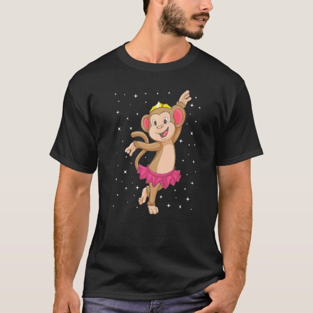 Camiseta Ballerina Balé de macacos Dançador de crianças Men (Frente)