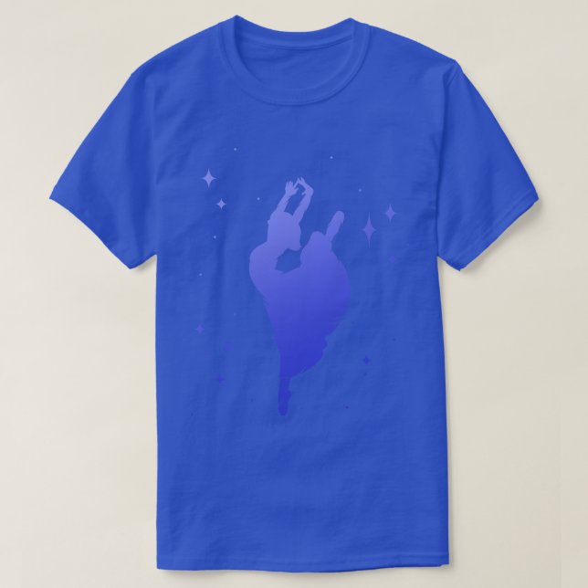 Camiseta Ballerina Dance Dancer Silhouette (Frente do Design)