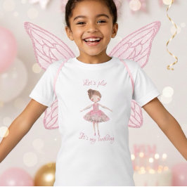 Camiseta Ballerina Dancer Festa de aniversário