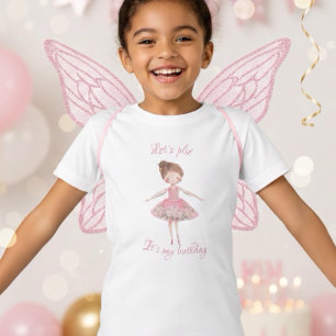 Camiseta Ballerina Dancer Festa de aniversário