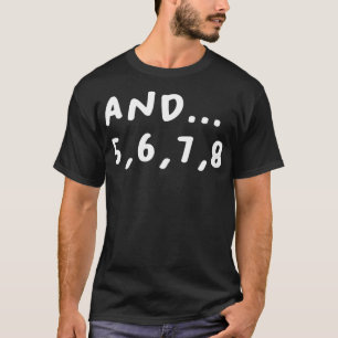Camiseta Ballerina E Hip hop Do Balé 5, 6, 7, 8 Dançarinos