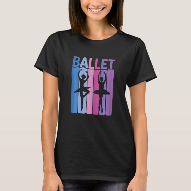 Camiseta Ballerina Girl Ballet Barre Ballet Dancer Pointe S (Frente)