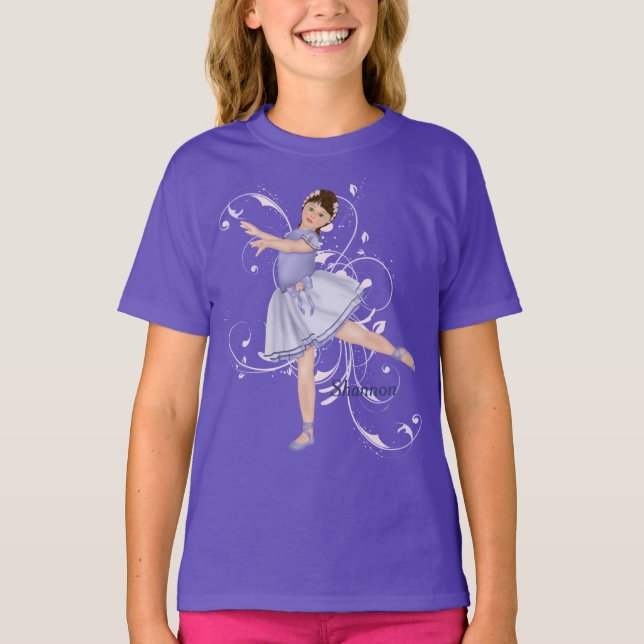 Camiseta Ballerina Girl Pastel (Frente)