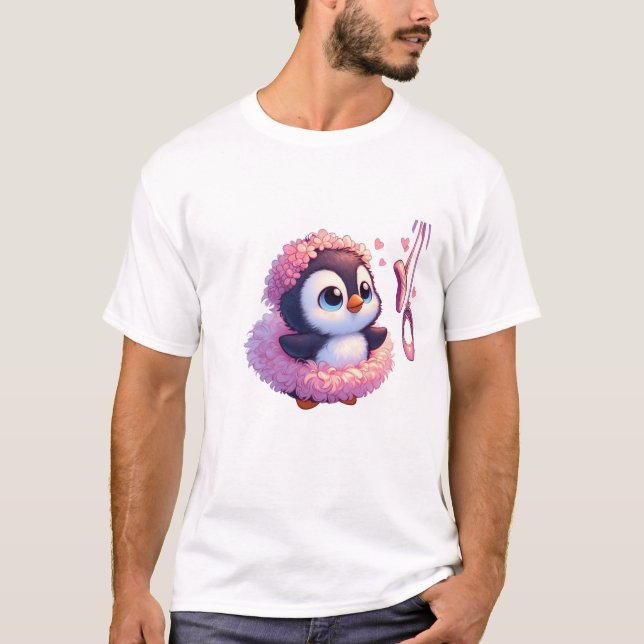 Camiseta Ballerina Penguin Dreams (Frente)