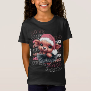 Camiseta Ballerina, Vaca Ballerina, um belo Natal