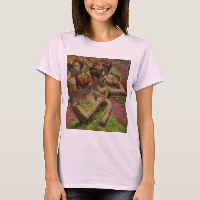 Camiseta Ballerinas Adjusting Their Dresses (Edgar Degas) (Frente)
