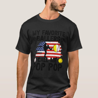 Camiseta Ballers Favoritos Me Chamam De Baseball Softball D