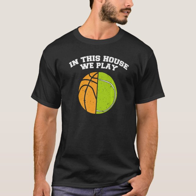 Camiseta Ballers Jogamos Ball Mãe Pai Basquete (Frente)
