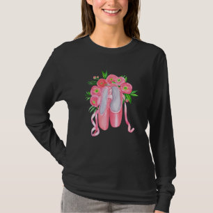 Camiseta Ballet Artístico Bailarina Ponta Barr Gráfico 12