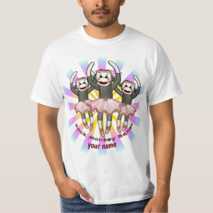 Camiseta Ballet de Macaco de Meia