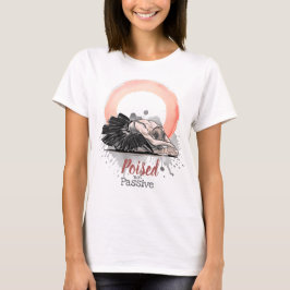 Camiseta Ballet Enso Minimalista Poisada Não Passiva