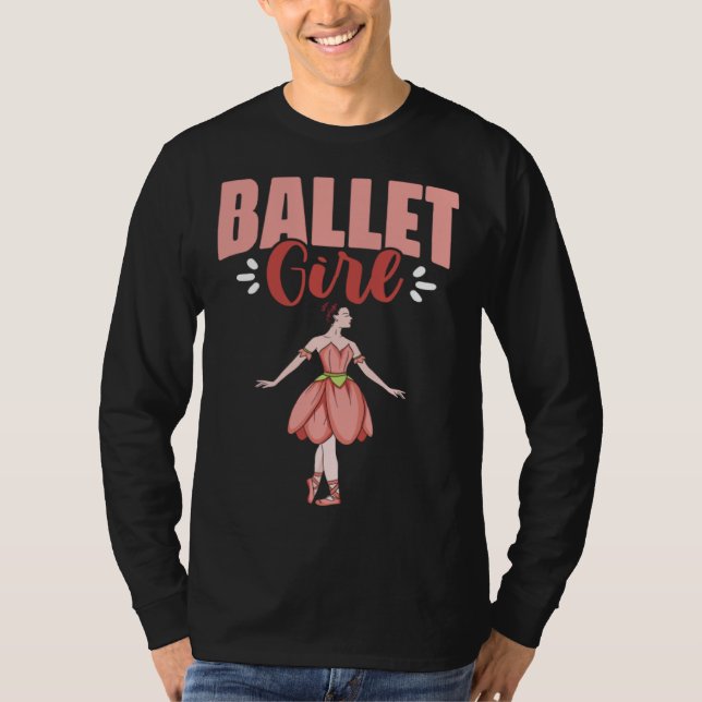 Camiseta Ballet Girl Ballerina Dancing Ballet Dancer (Frente)