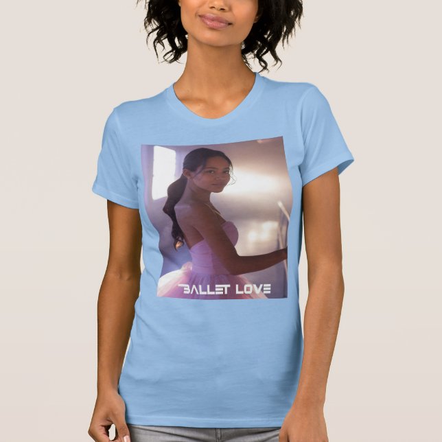 CAMISETA BALLET LOVE - BALLET & DANCE (Frente)