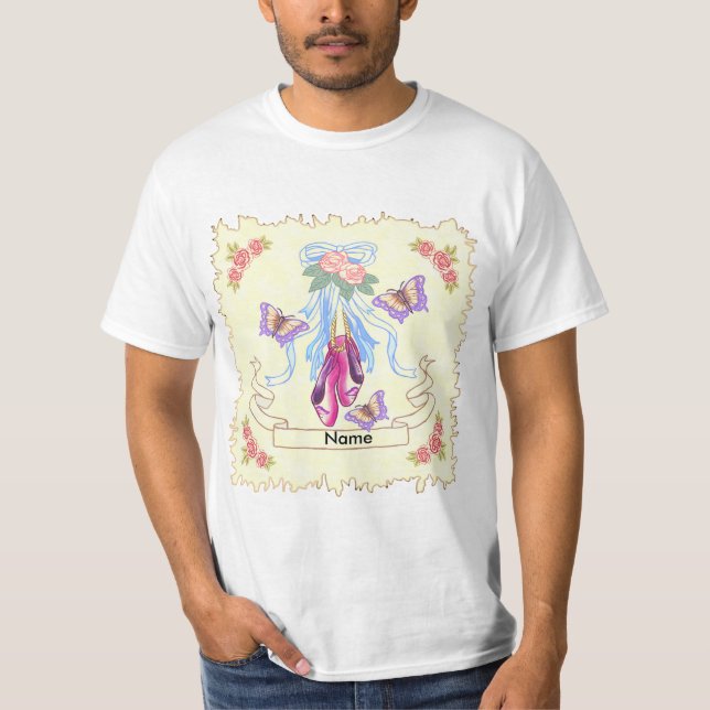 Camiseta Ballet Roses (Frente)