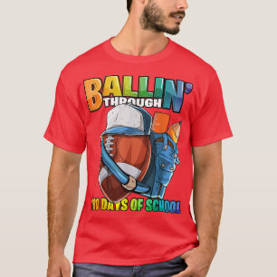 Camiseta Ballin' Através de 100 dias de adestramento de fut