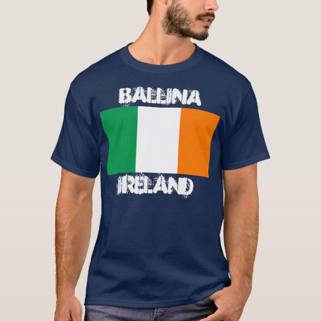 Camiseta Ballina, Irlanda (rio Moy, Condado de Mayo) (Frente)