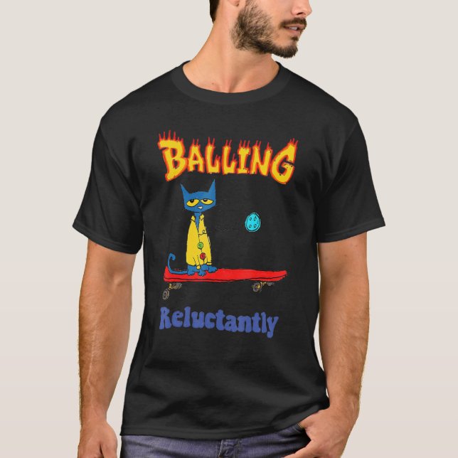 Camiseta Balling Relucant Cat (Frente)