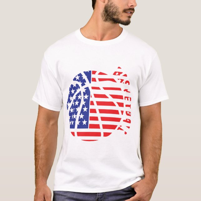 Camiseta ballon basket americain 2906 (Frente)