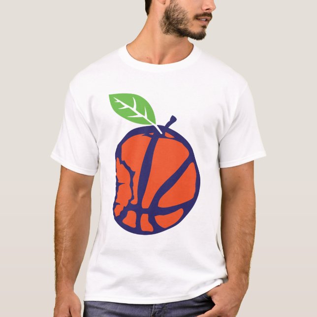 Camiseta ballon basketball pomme croque apple 1 (Frente)