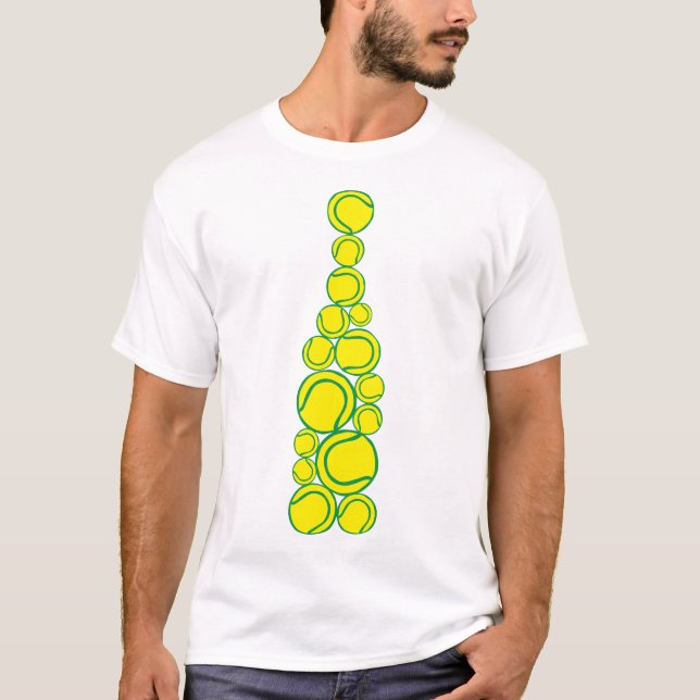 Camiseta ballon tennis forme bouteille 404 (Frente)