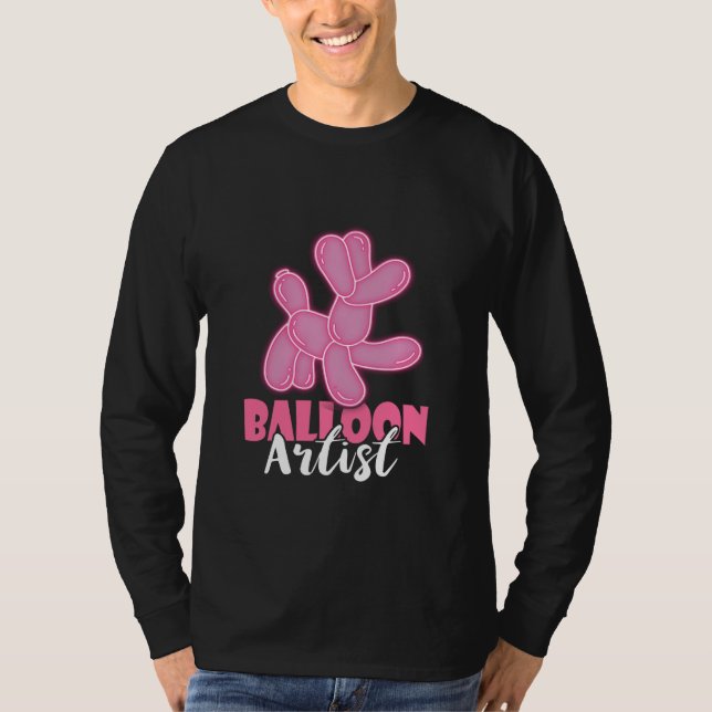 Camiseta Balloon Artist Balloon Animal Balloon Twisting Dog (Frente)