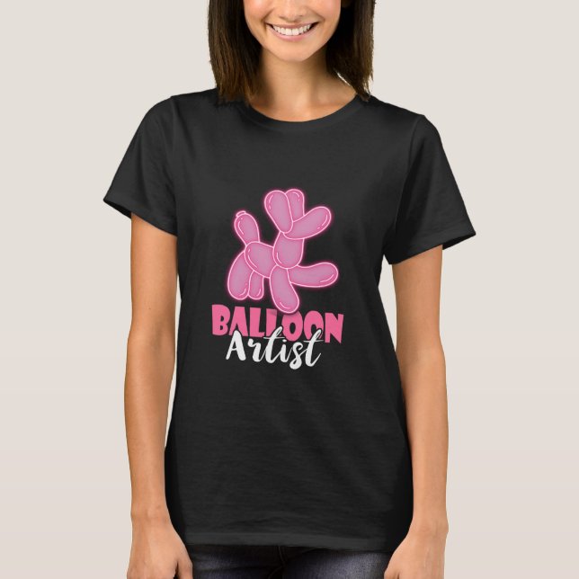 Camiseta Balloon Artist Balloon Animal Balloon Twisting Dog (Frente)