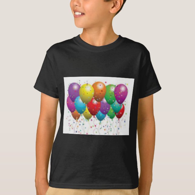 Camiseta balloon_birthday_card_customize-r11e61ed9b9074290b (Frente)