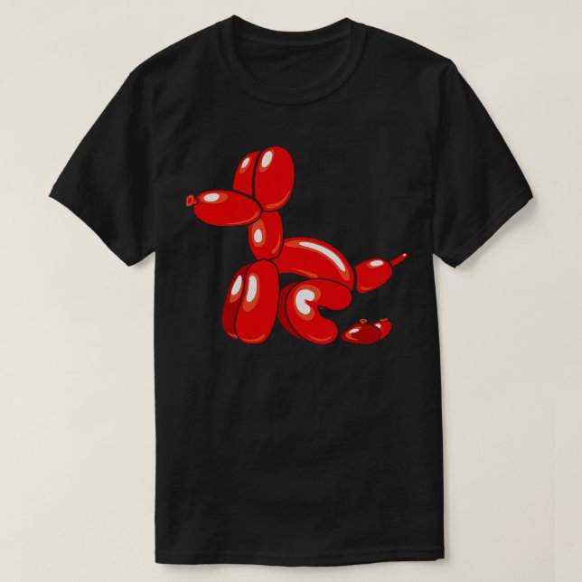 Camiseta Balloon Doggie Poop (Frente do Design)