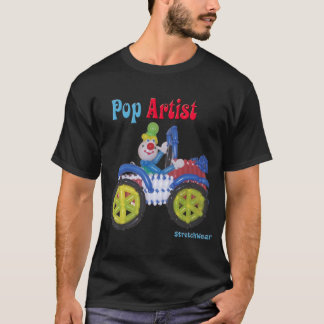 Camiseta Balloon o palhaço no carro que diz o artista de