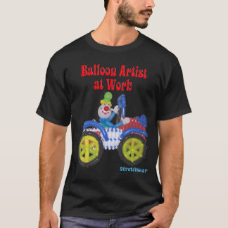 Camiseta Balloon o palhaço no carro que diz o artista do
