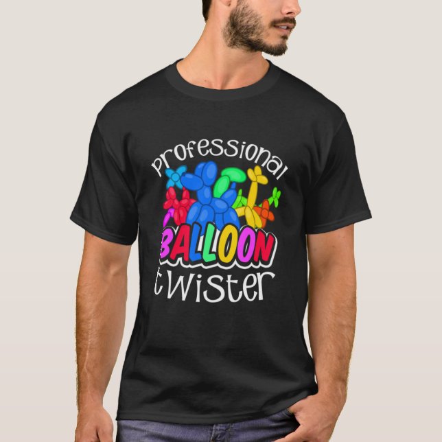 Camiseta Balloon Twisting T Shirt  Professional Balloon Twi (Frente)
