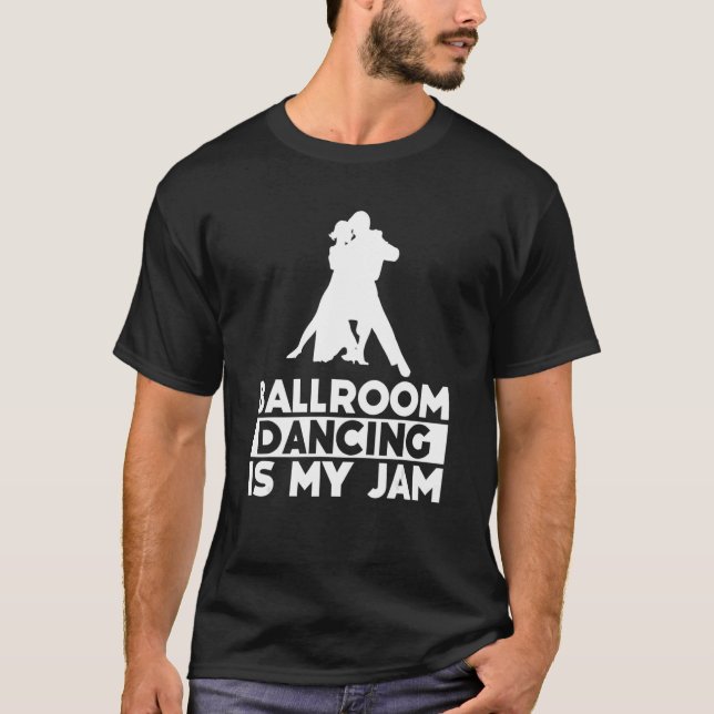 Camiseta Ballroom Dancing Partner Line Line Of Dance Balé D (Frente)