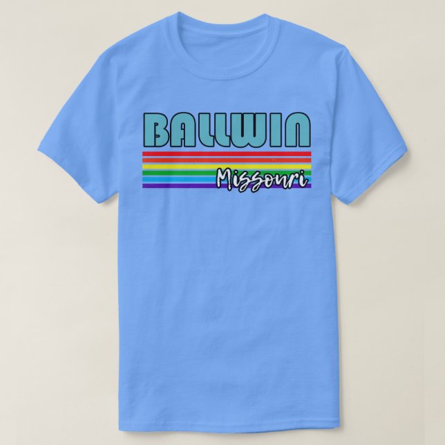 Camiseta Ballwin Missouri Pride Ballwin Gift LGBT Su (Frente do Design)