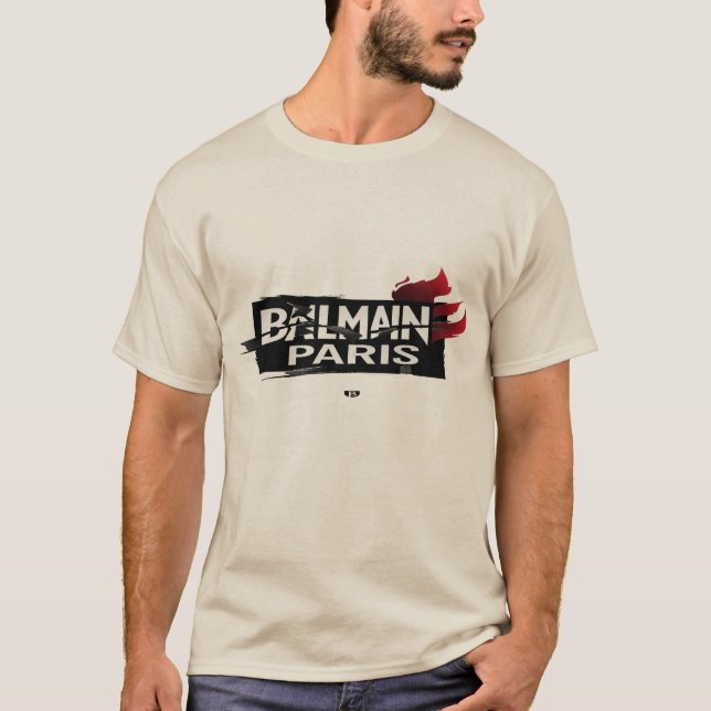 camiseta balmain paris (Frente)