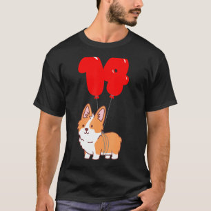 Camiseta Baloão Infantil Corgi Pembroke Fofinho de 14 Anos