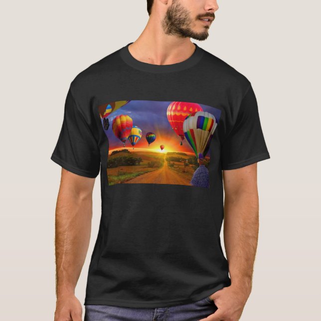 Camiseta Balões de ar quente (Frente)