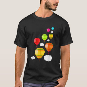 Camiseta Balões de Ar Quente Festival Balões de Corrida de