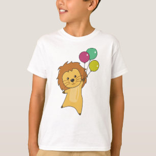 Camiseta Balões De Leão Voam Para Cachorros Para Bebês.
