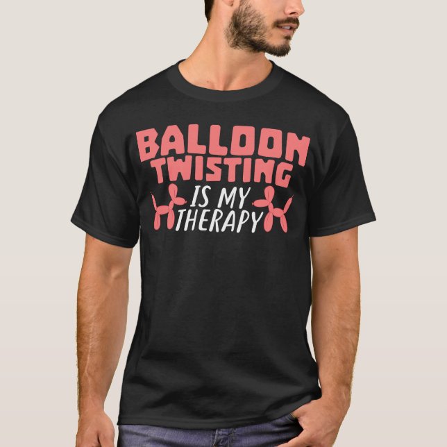Camiseta Balões de Piada de Torção da Terapêutica de Torção (Frente)