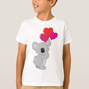 Camiseta Balões do coração do Koala